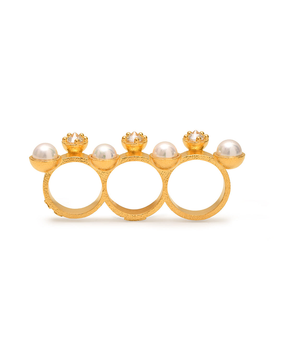 PEARL THRONE KNUCKLE RING | SOL