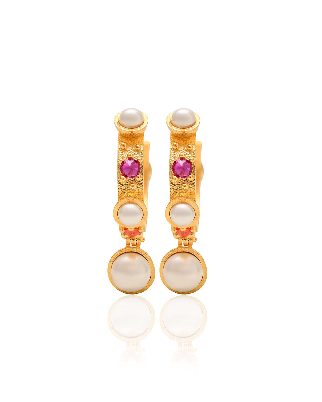 PEARL REALM HOOPS | FLARE