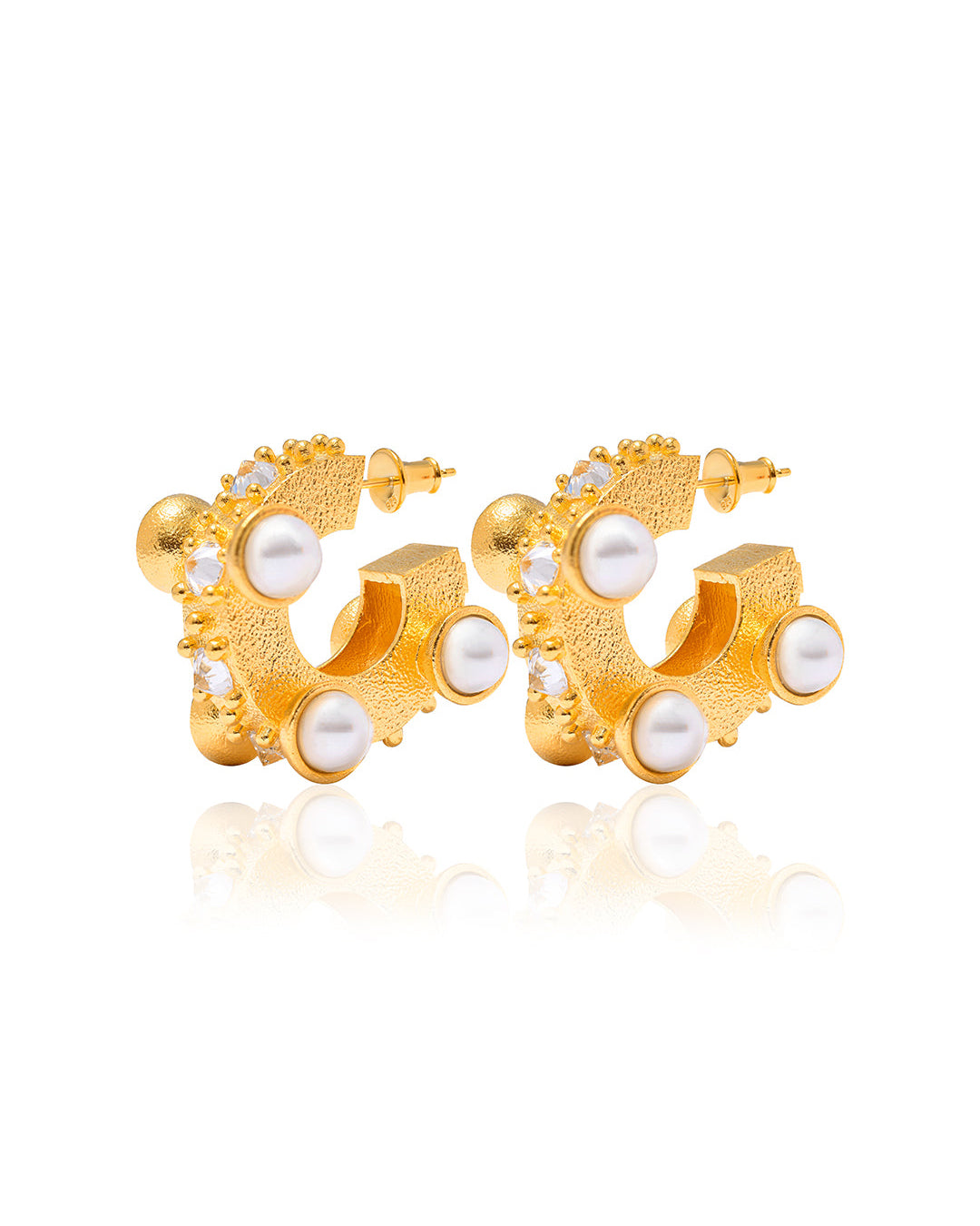 PEARL QUEEN HOOPS | SOL