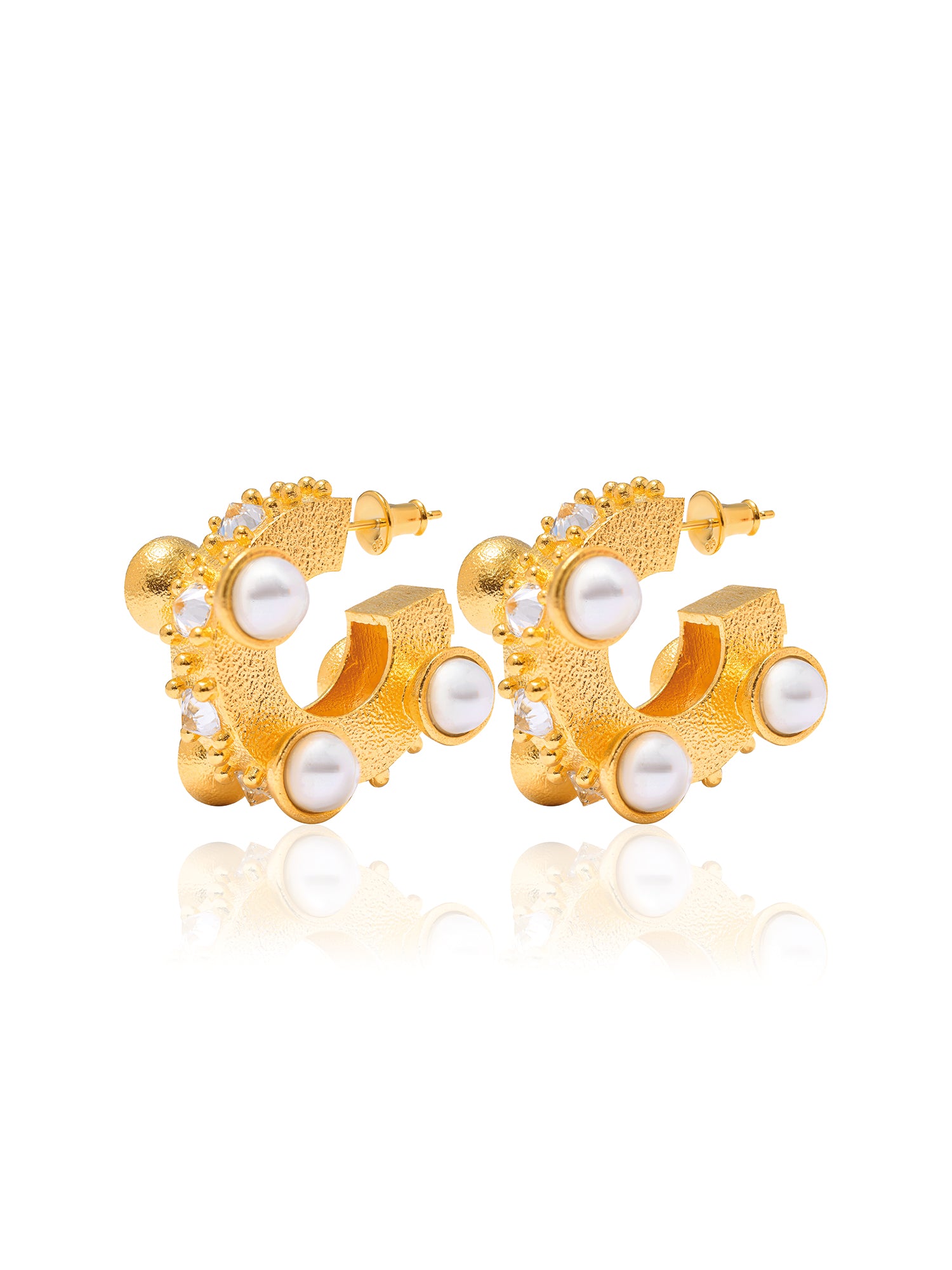 PEARL QUEEN HOOPS | SOL