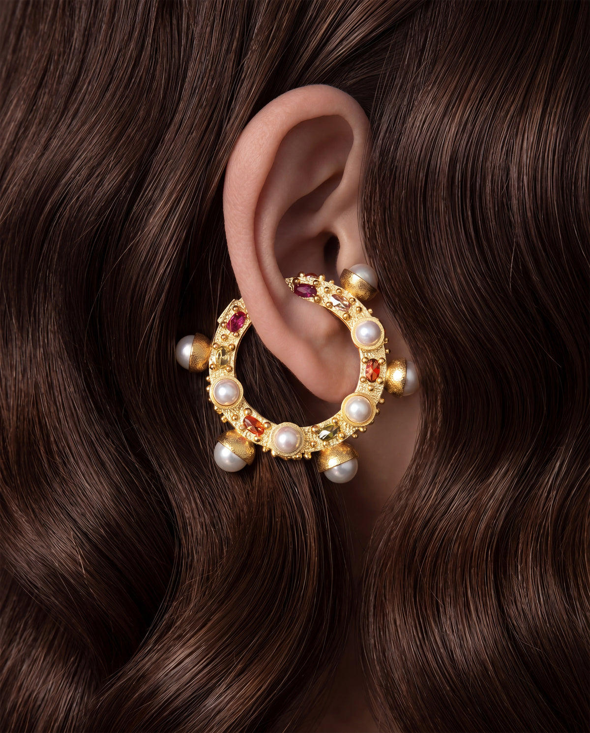 İNCİ MONARCH EAR CUFF GRAND | FLARE