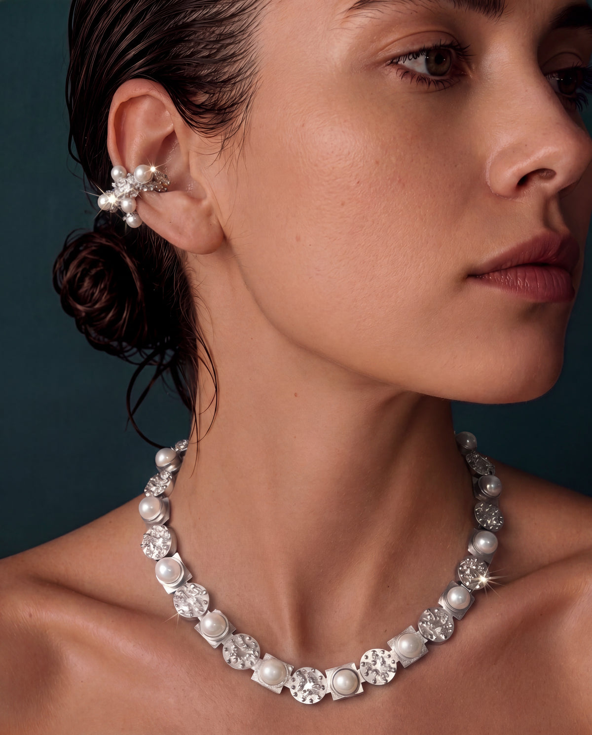 PEARL CROWN NECKLACE | HALO