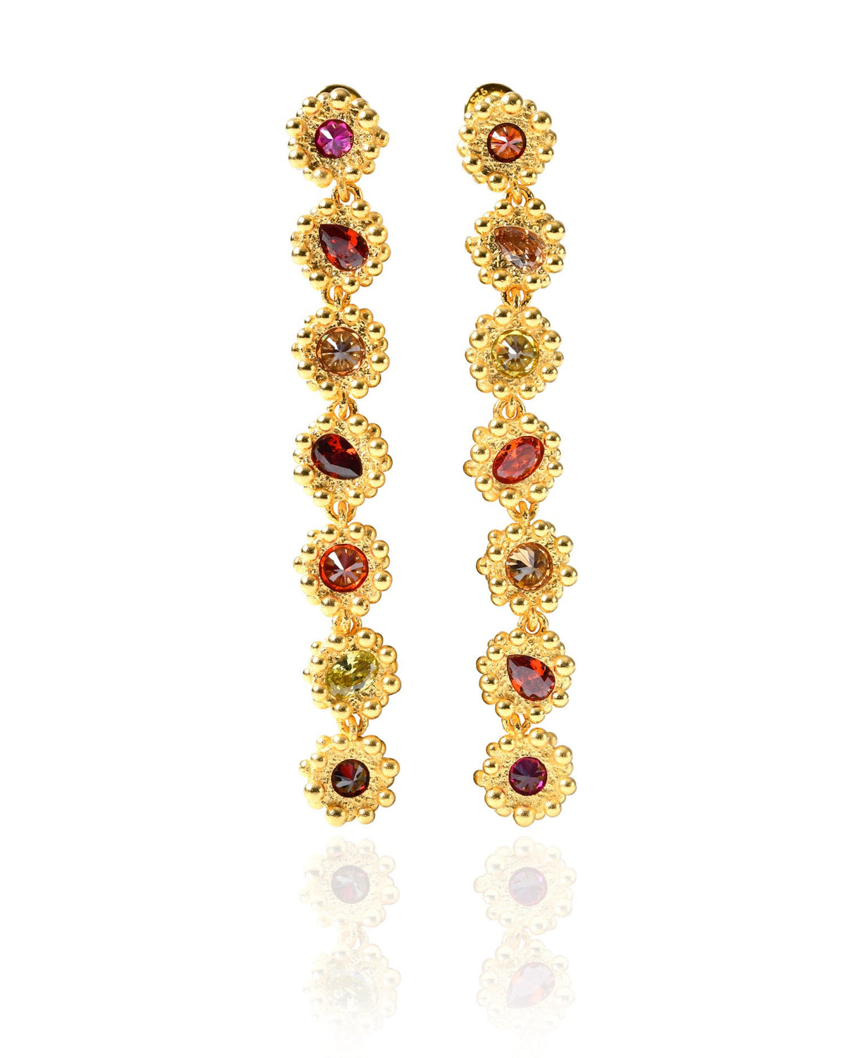 PRINCESS EARRINGS CLASSIC|7 TIER|FLARE