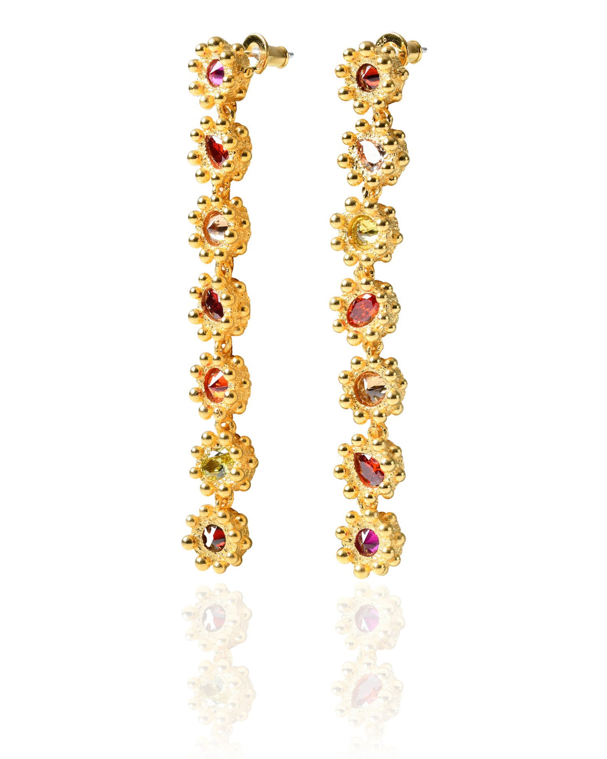 PRINCESS EARRINGS CLASSIC|7 TIER|FLARE