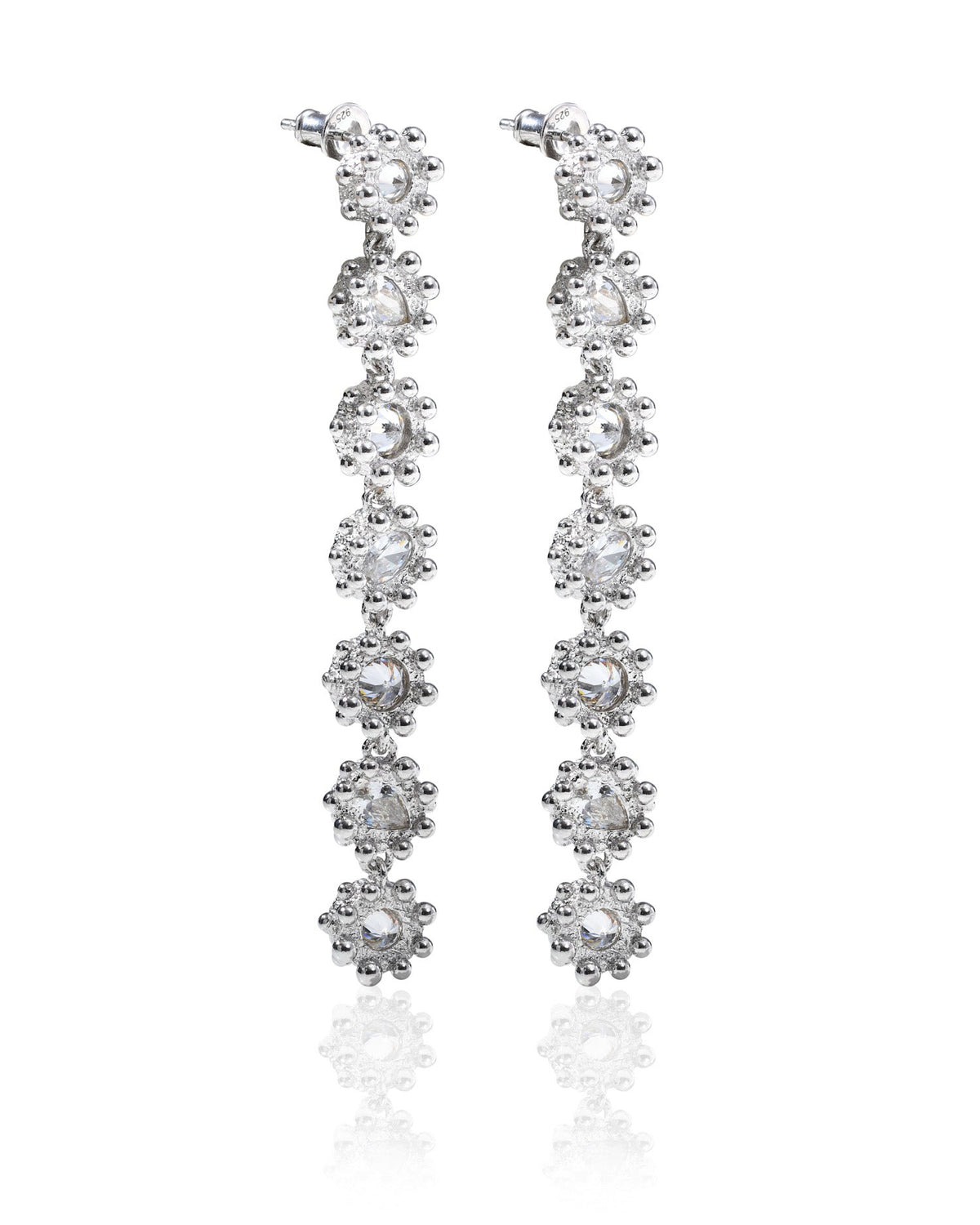 PRINCESS EARRINGS CLASSIC|7 TIER|HALO
