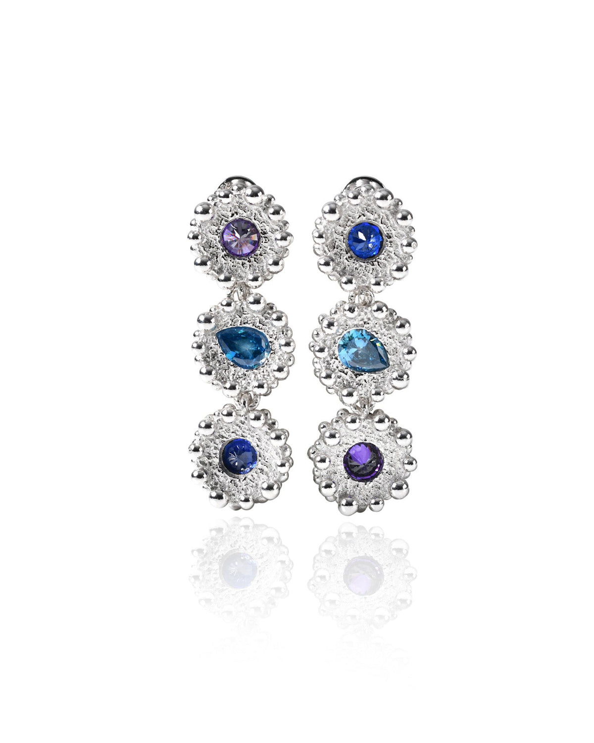 PRINCESS EARRINGS GRAND 3 TIER|NOCT