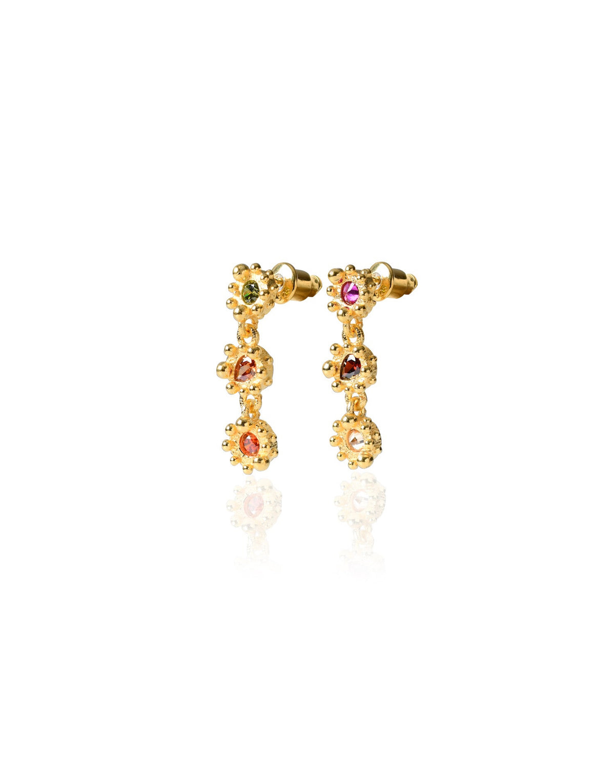 PRINCESS EARRINGS PETITE 3 TIER|FLARE