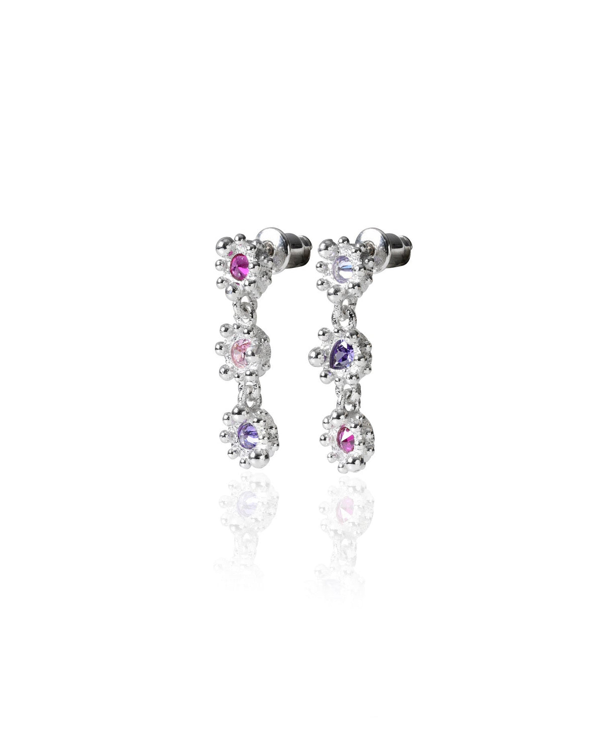 PRINCESS EARRINGS PETITE 3 TIER|NOCT