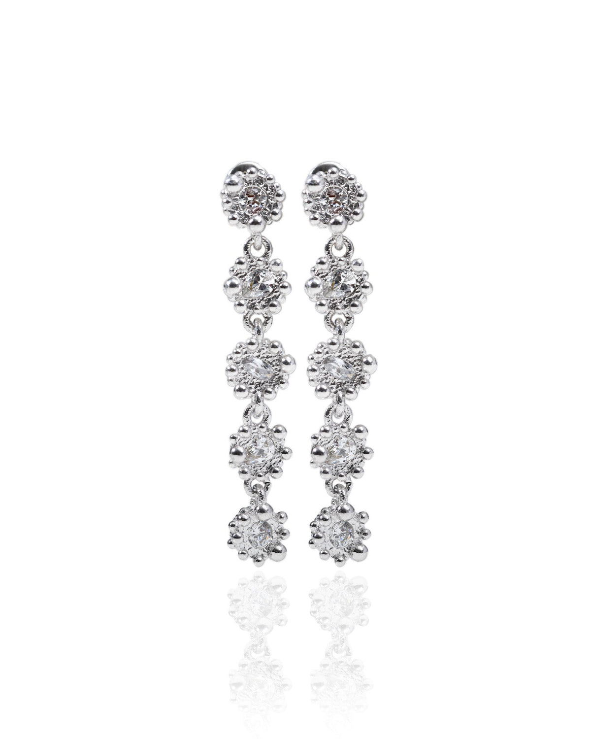 PRINCESS EARRINGS PETITE 5 TIER|HALO