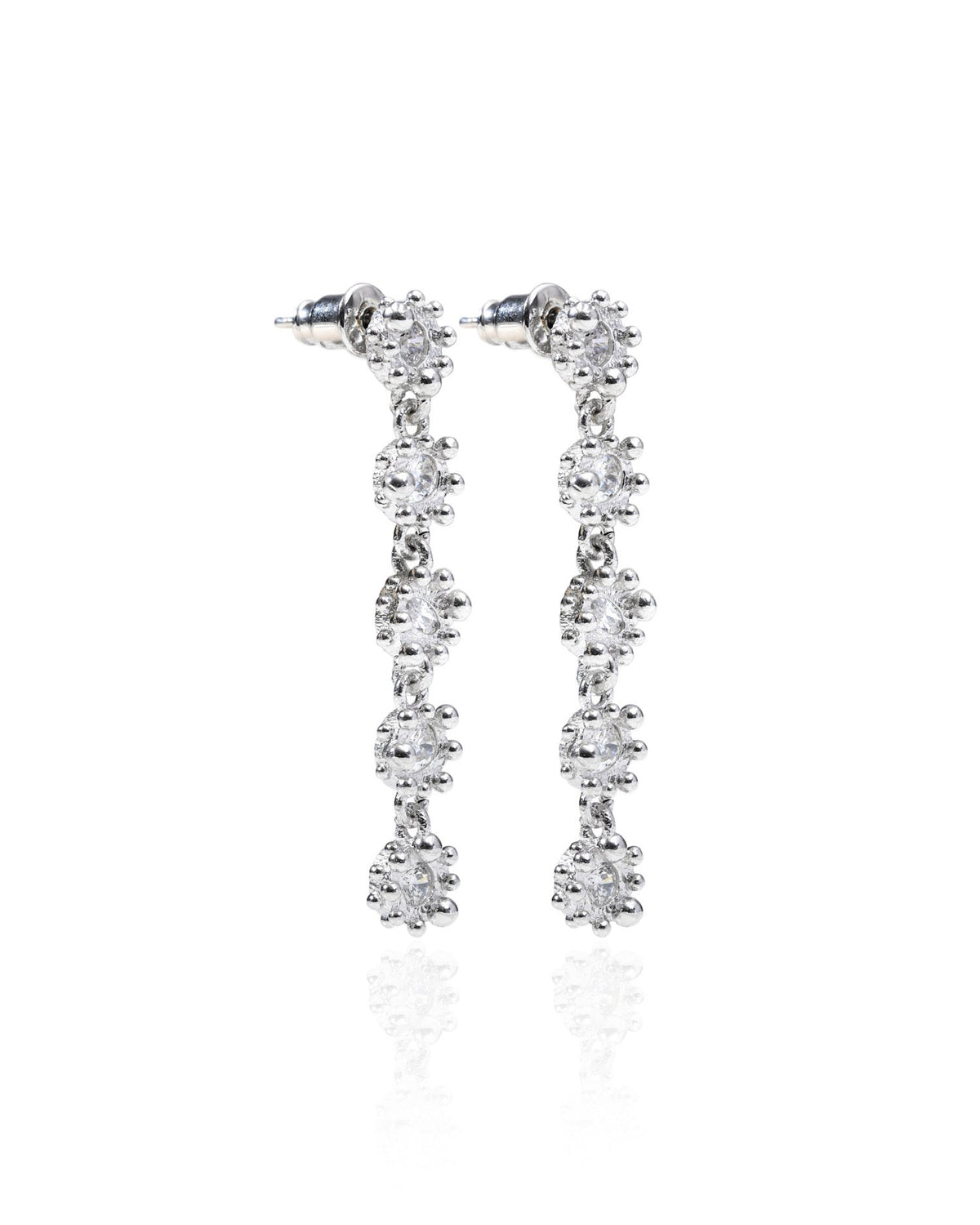 PRINCESS EARRINGS PETITE 5 TIER|HALO