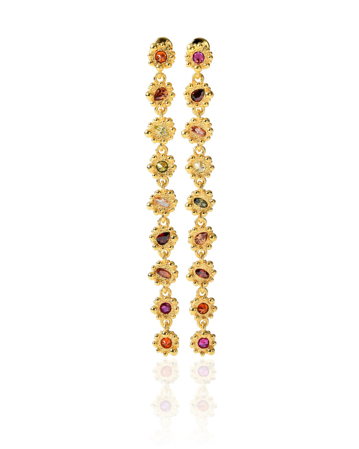 PRINCESS EARRINGS PETITE 9 TIER|FLARE