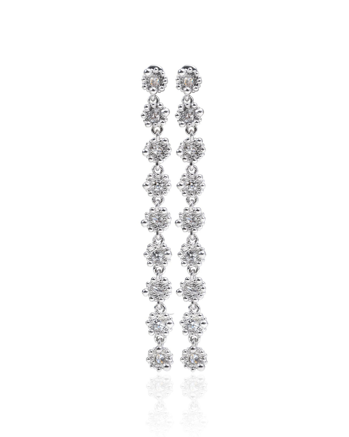 PRINCESS EARRINGS PETITE 9 TIER|HALO