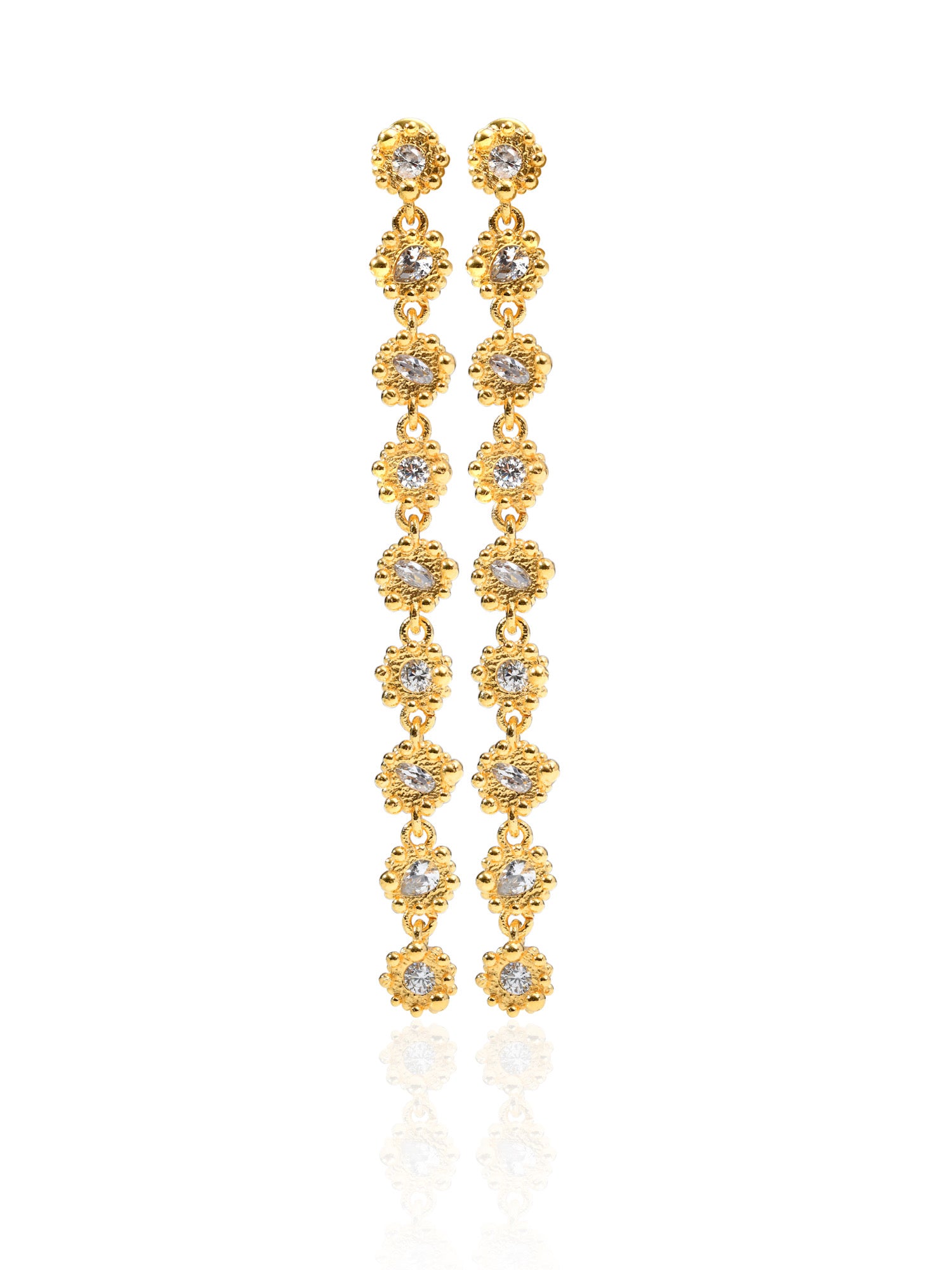 PRINCESS EARRINGS PETITE 9 TIER|SOL