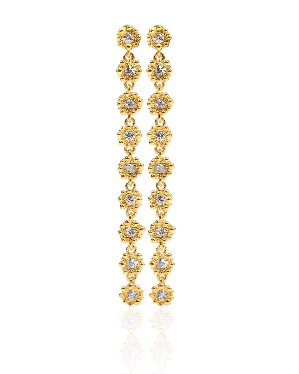 PRINCESS EARRINGS PETITE 9 TIER|SOL