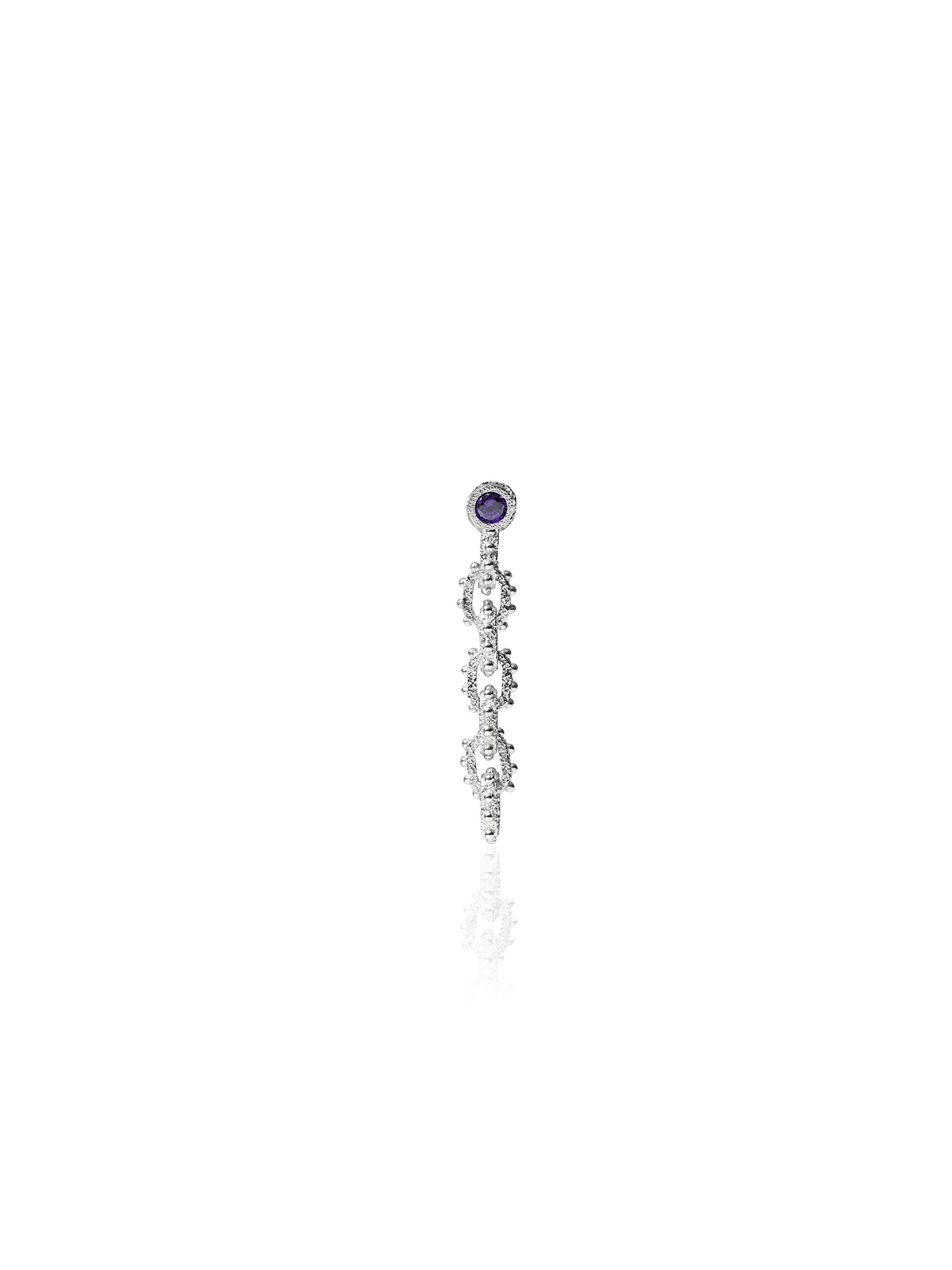 REBEL EAR JACKET PETITE|7 TIER|SILVER