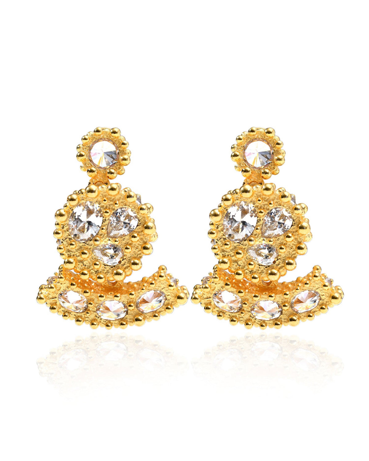 THRONE EARRINGS GRAND | SOL