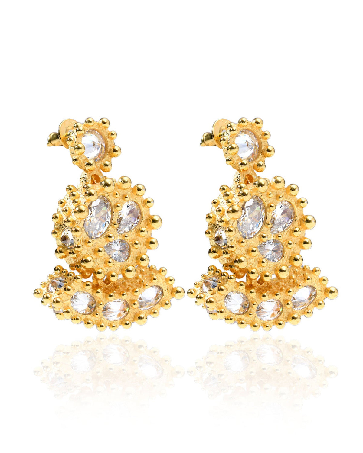 THRONE EARRINGS GRAND | SOL