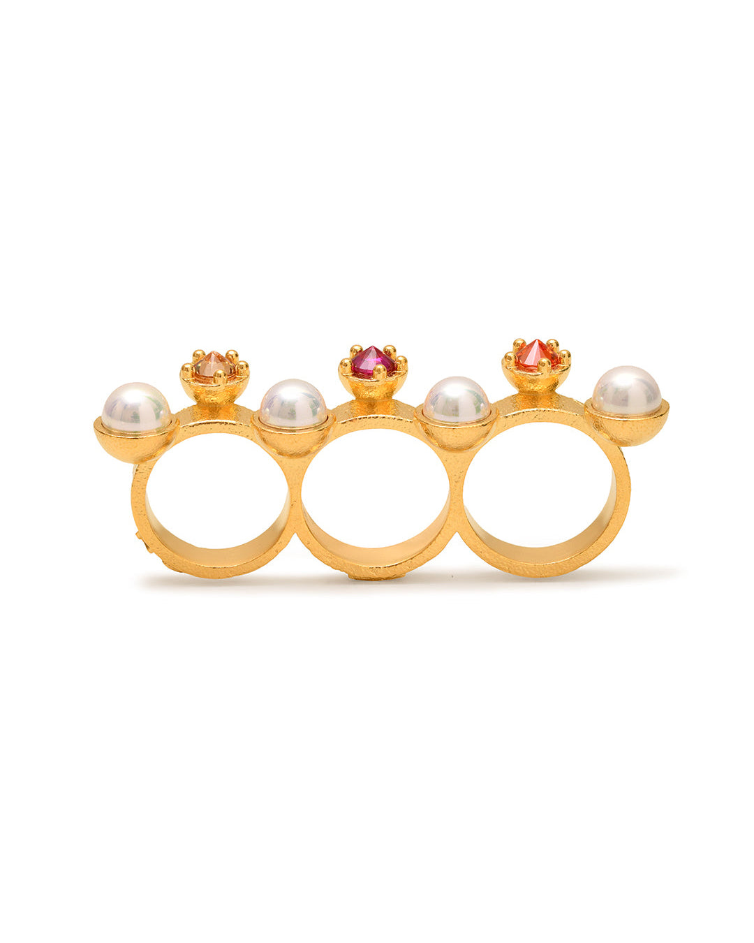 PEARL THRONE KNUCKLE RING | FLARE