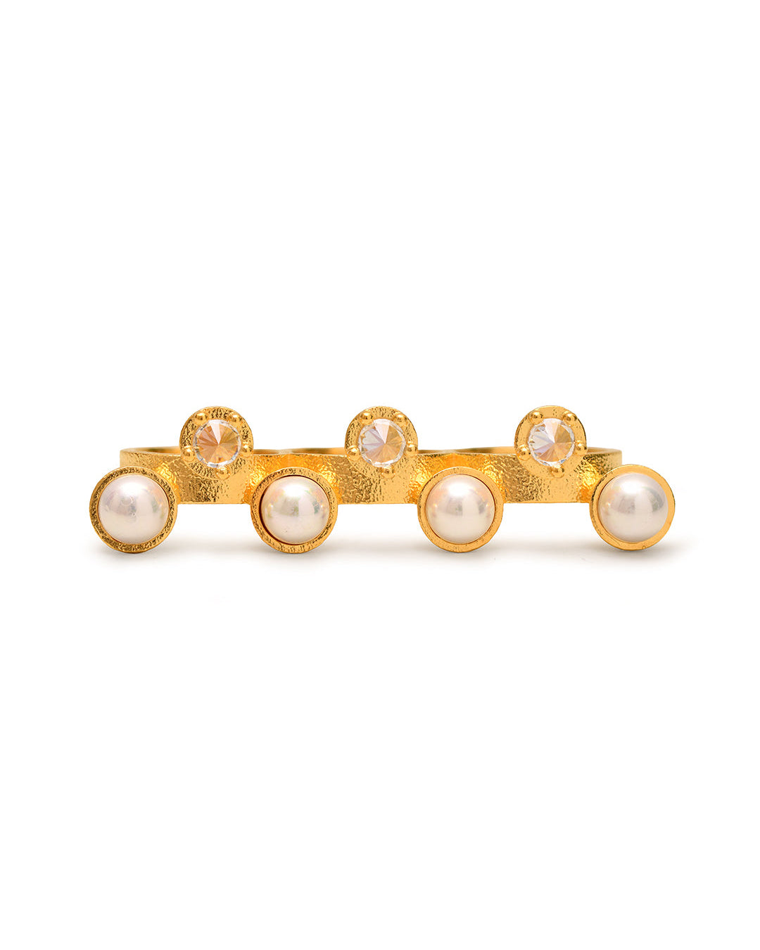 PEARL THRONE KNUCKLE RING | SOL