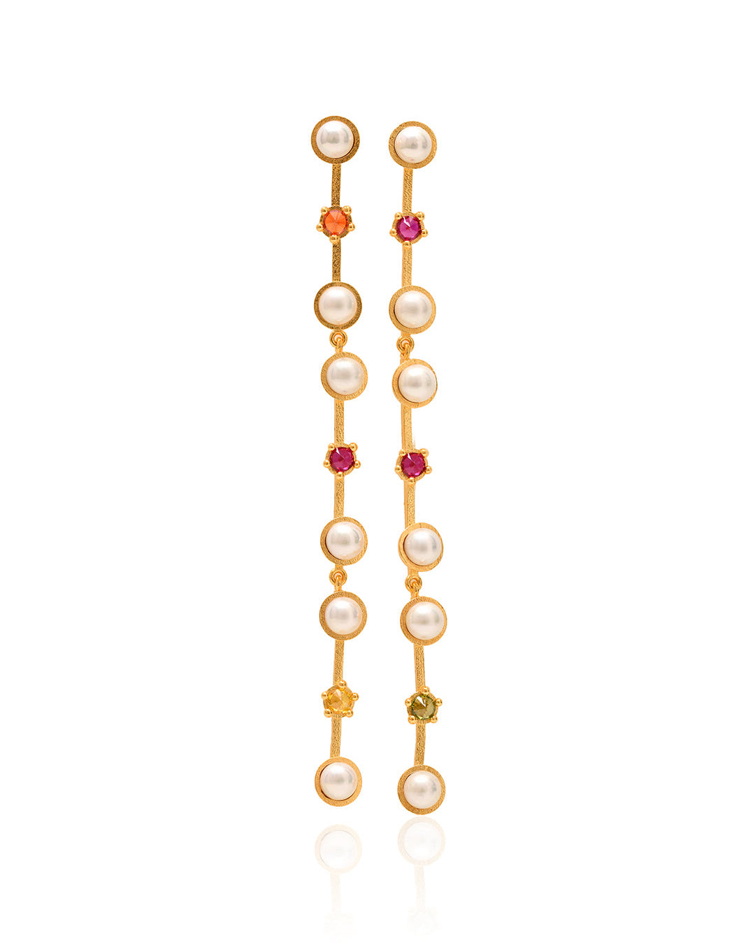 PEARL THRONE EARRINGS | 3 TIER | FLARE