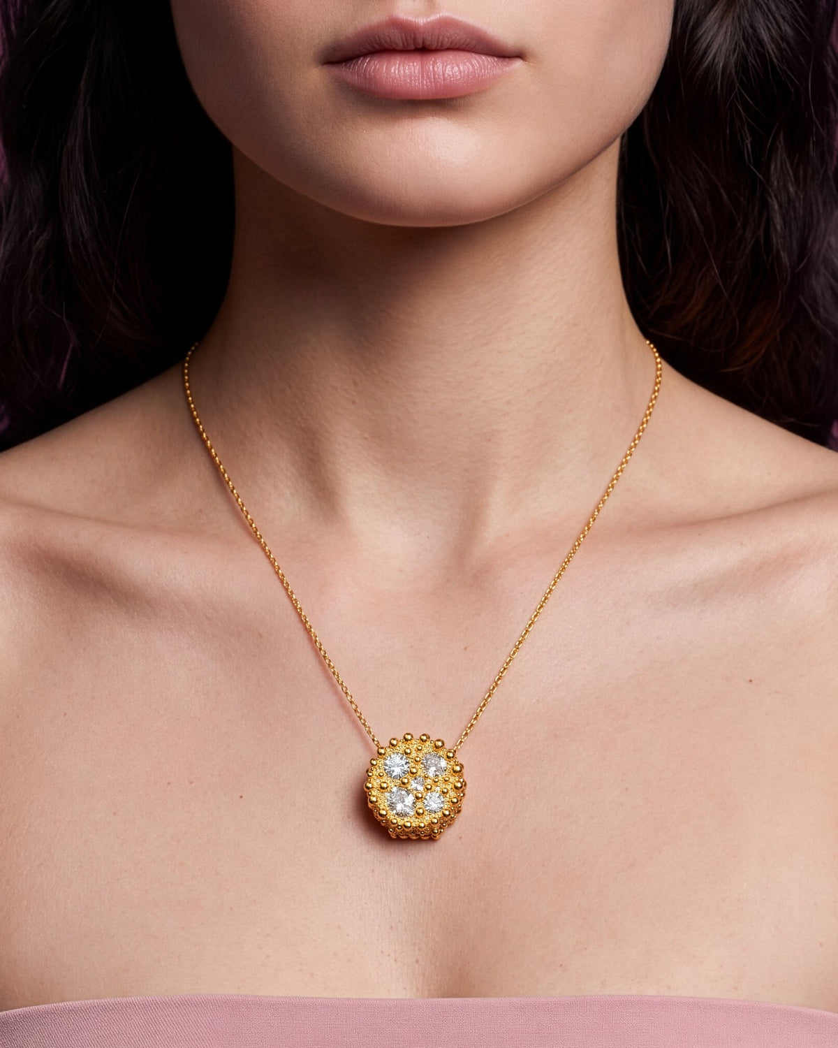 CREST NECKLACE GRAND|SOL