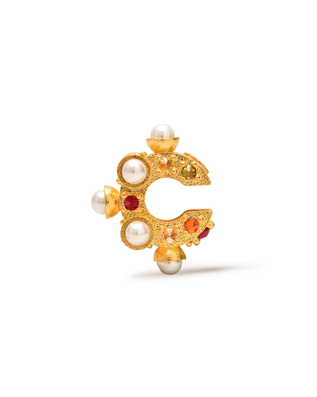 PEARL MONARCH EAR CUFF PETITE | FLARE