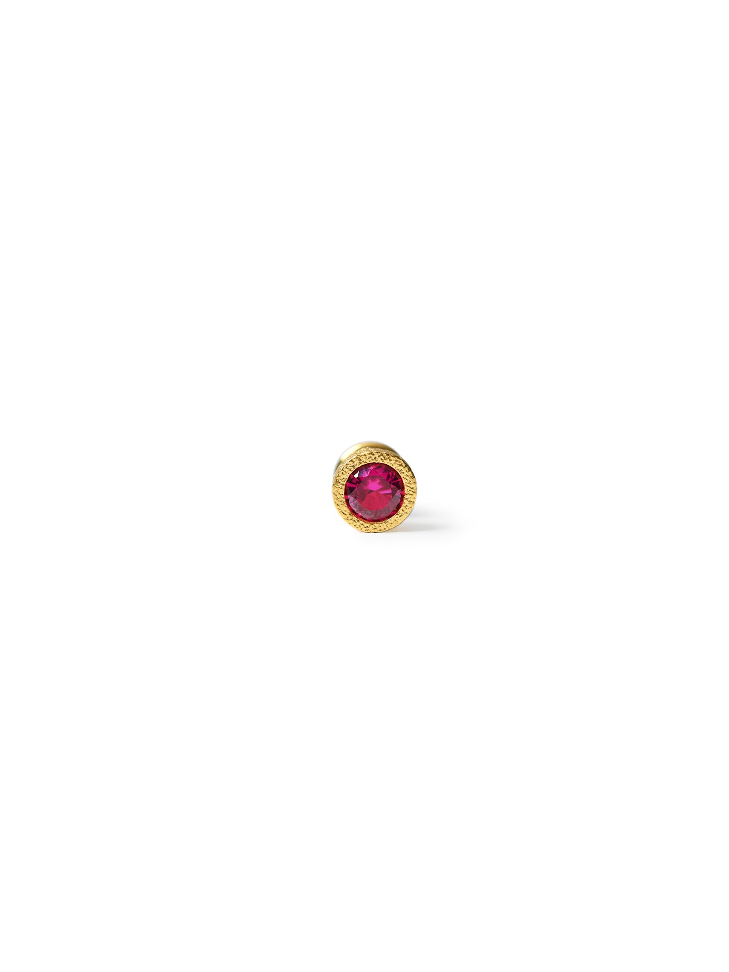 DUCHESS STUD | GOLD/FUCHSIA