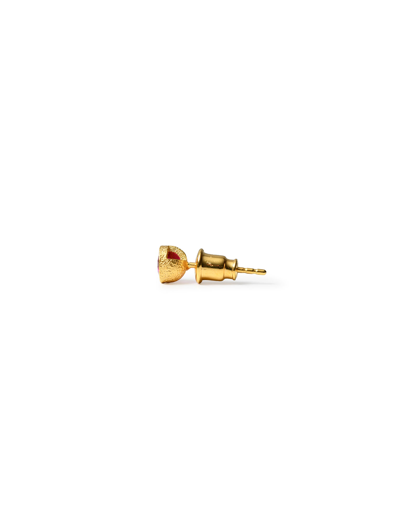 DUCHESS STUD | GOLD/FUCHSIA