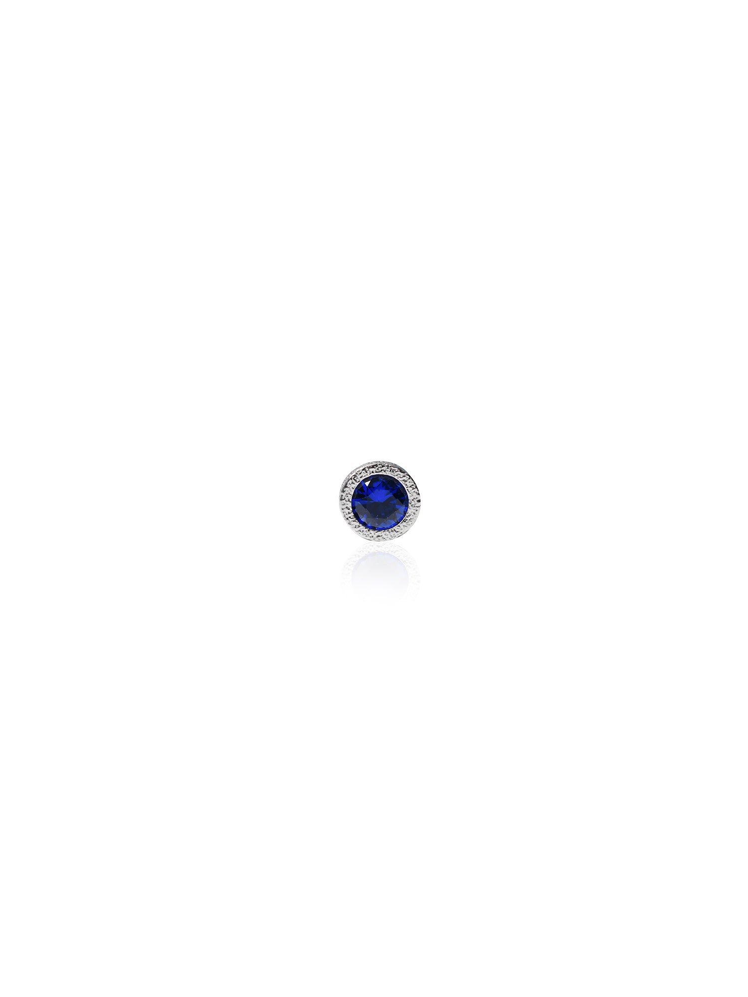 DUCHESS STUD | SILVER/NAVY BLUE