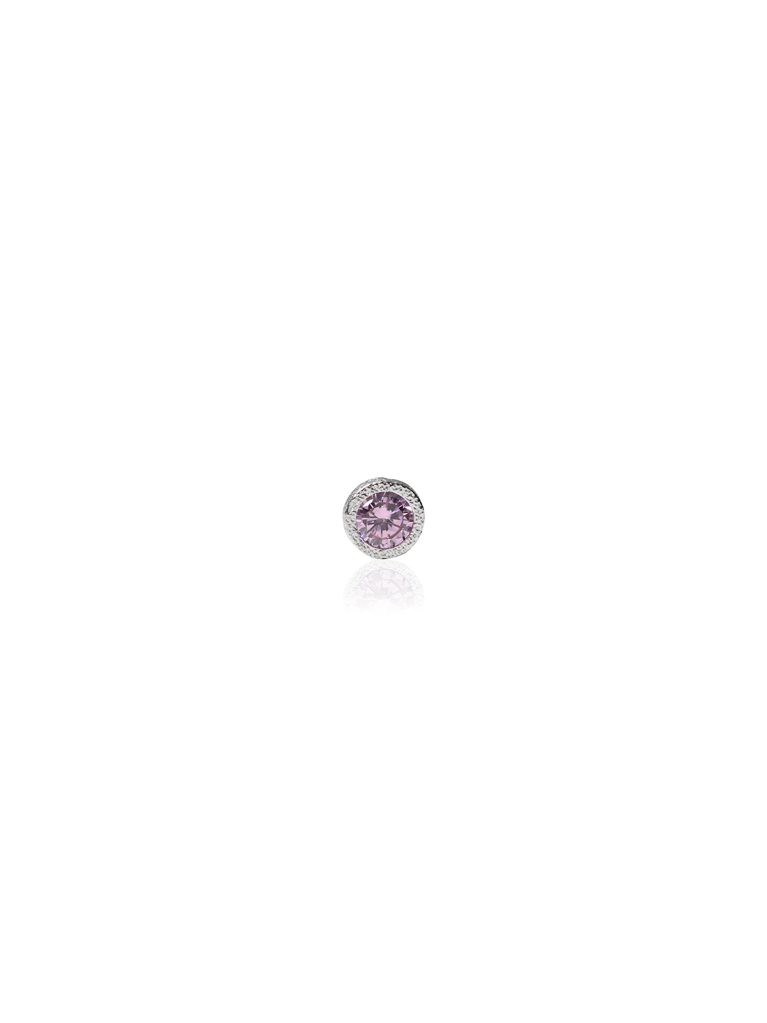 DUCHESS STUD | SILVER/PINK