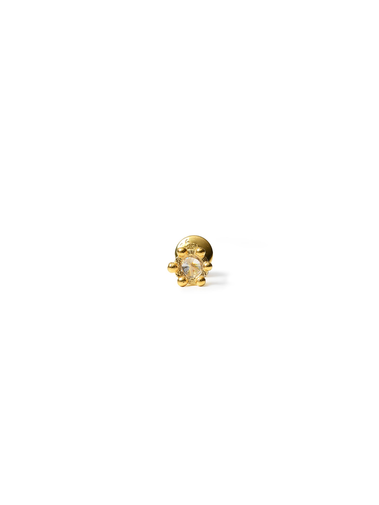 LADY STUD | GOLD/CLEAR
