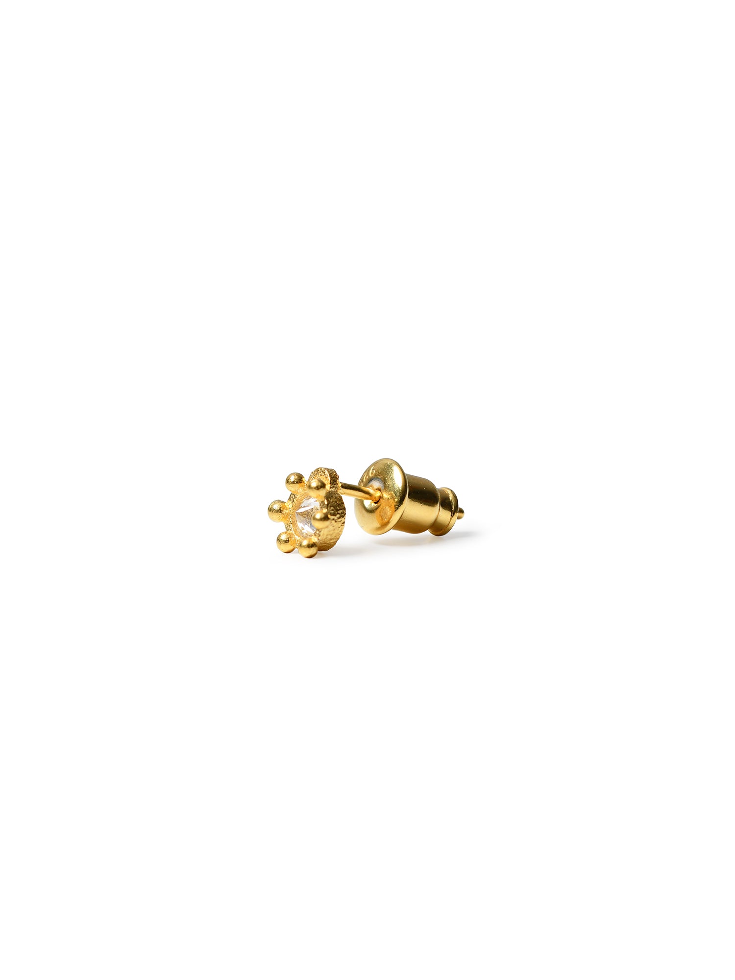 LADY STUD | GOLD/CLEAR