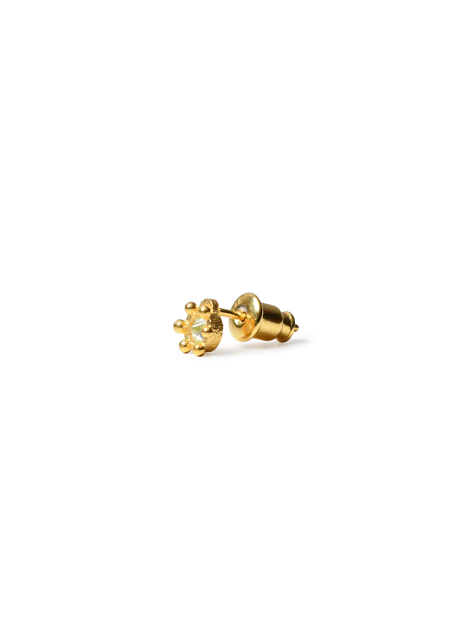 LADY STUD | GOLD/GREEN