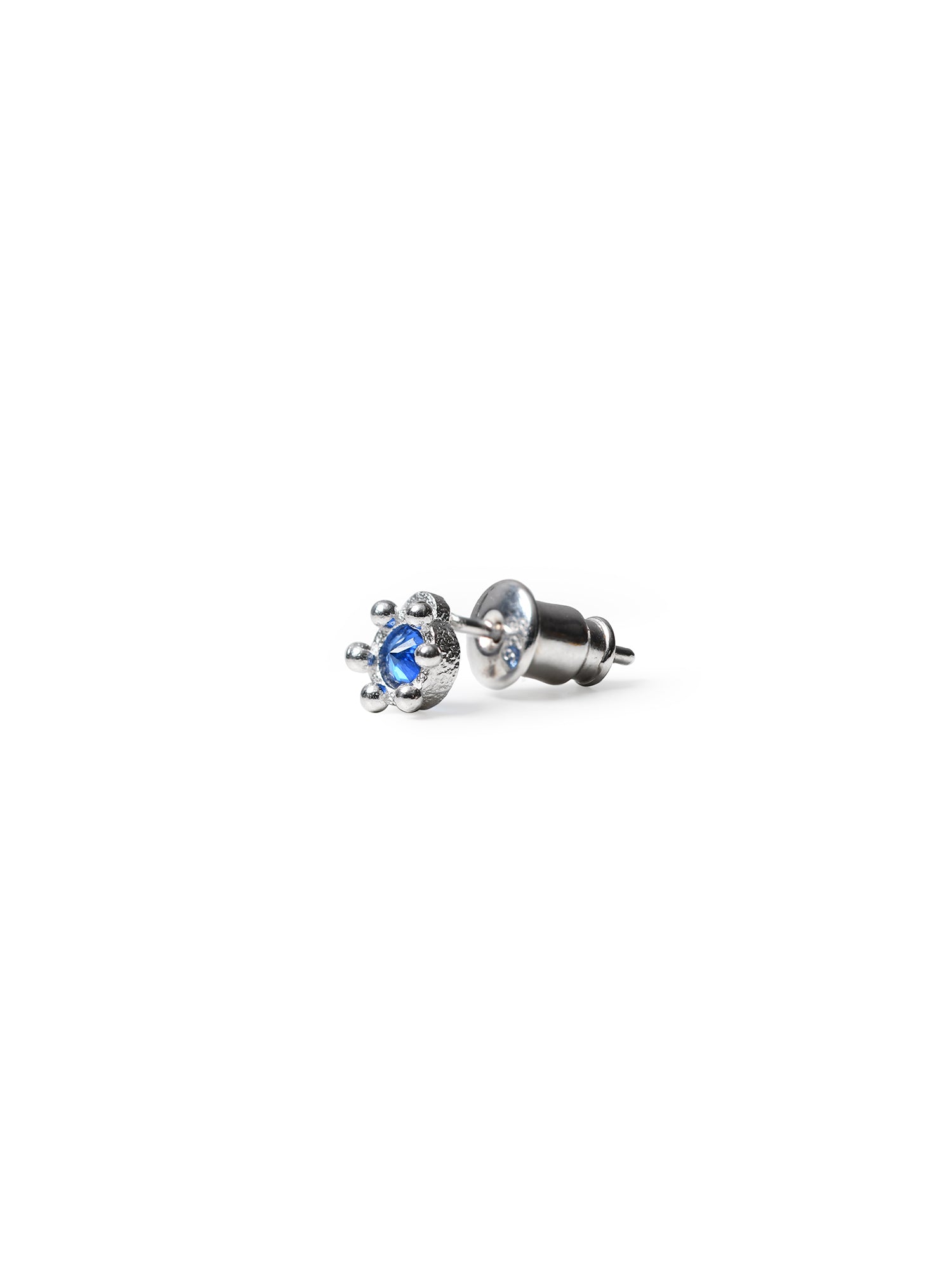 LADY STUD | SILVER/NAVY BLUE