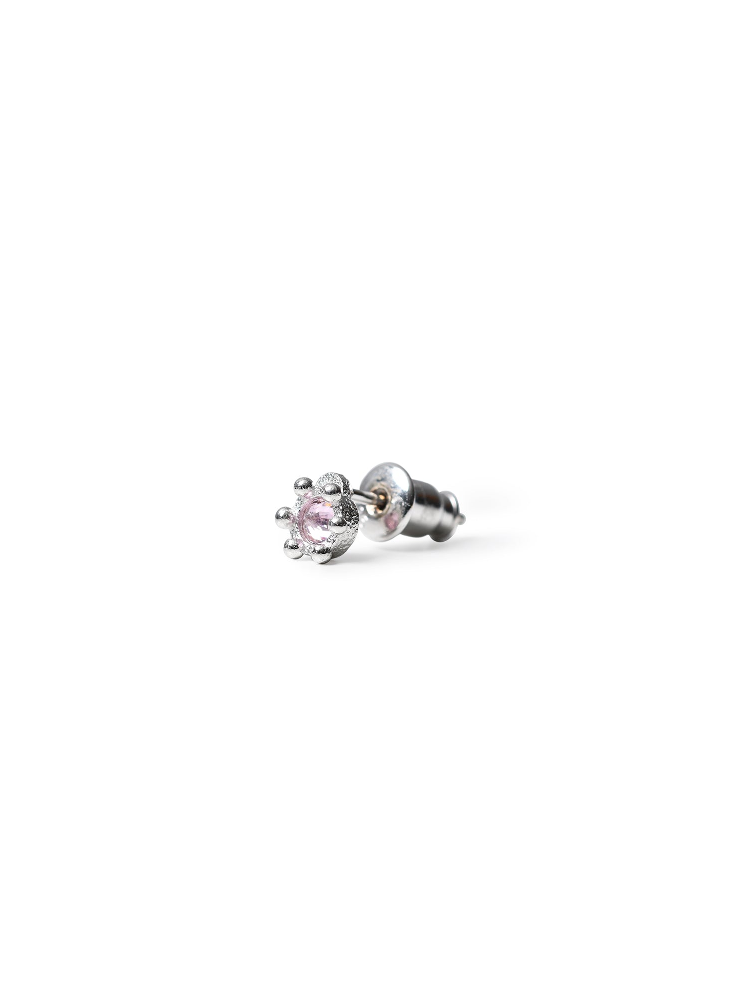 LADY STUD | SILVER/PINK