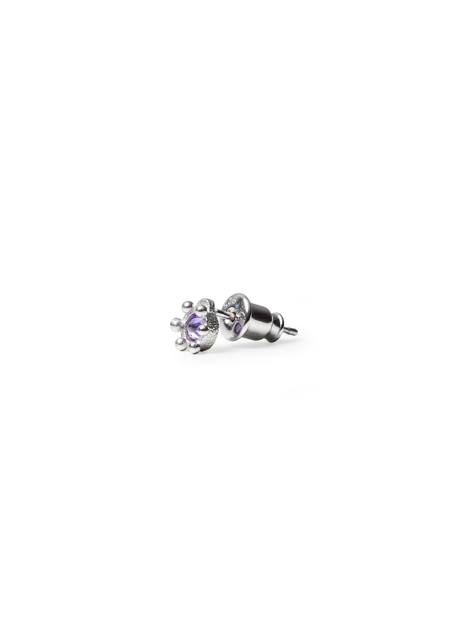 LADY STUD | SILVER/PURPLE