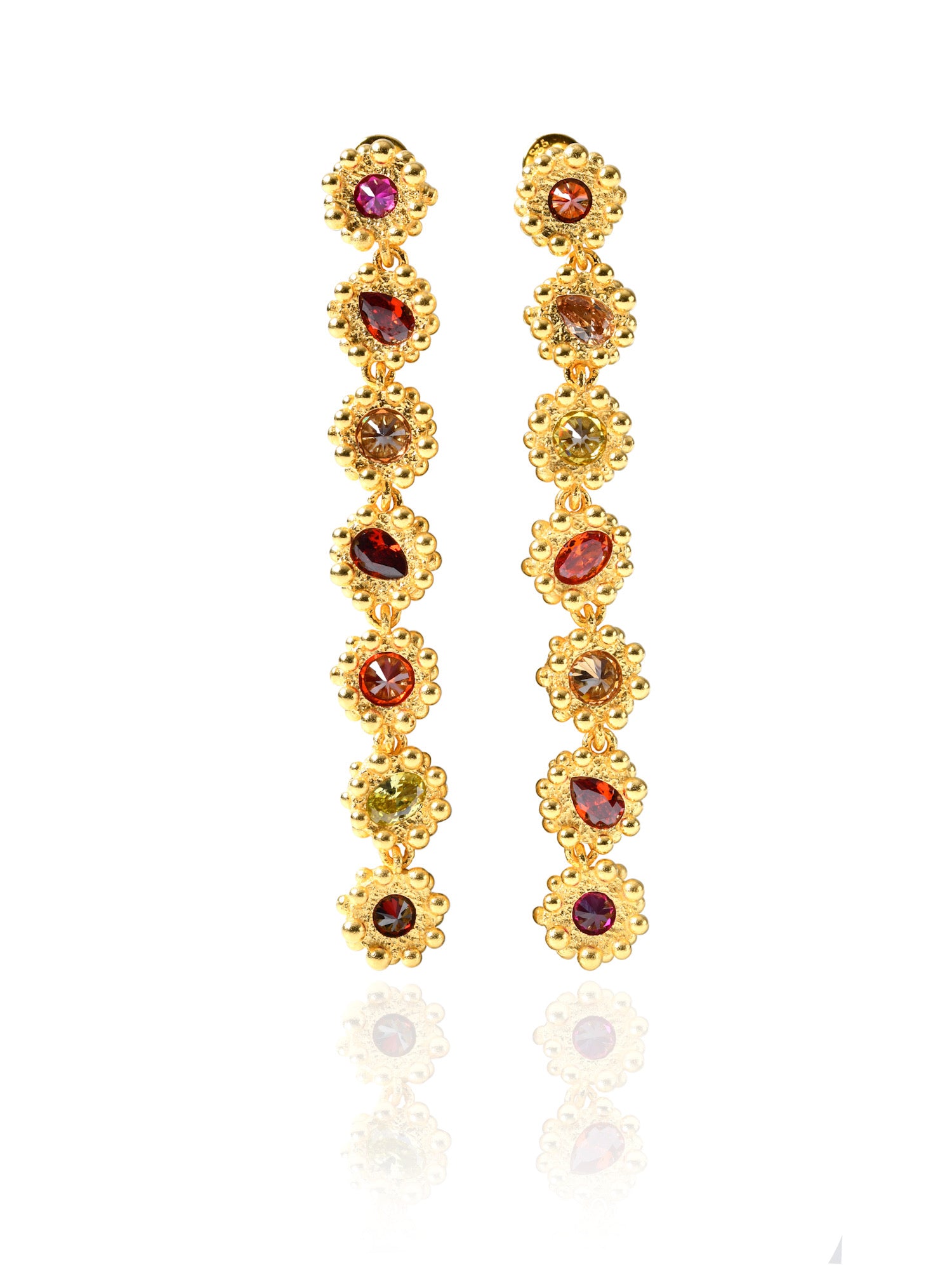 PRINCESS EARRINGS CLASSIC|7 TIER|FLARE