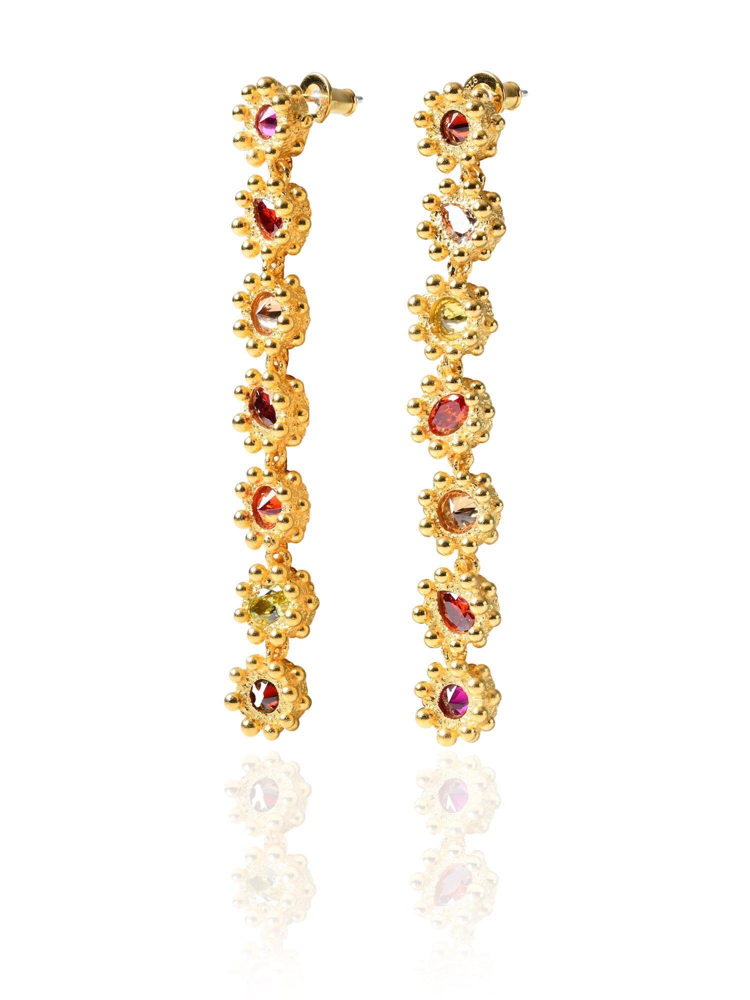 PRINCESS EARRINGS CLASSIC|7 TIER|FLARE