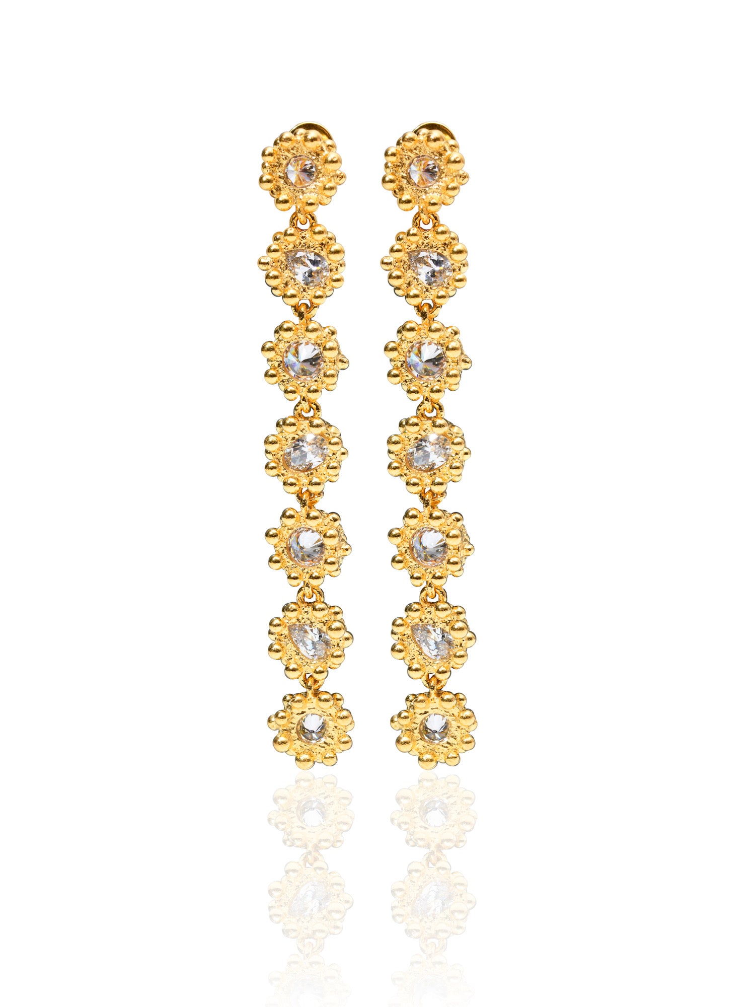 PRINCESS EARRINGS CLASSIC|7 TIER|SOL
