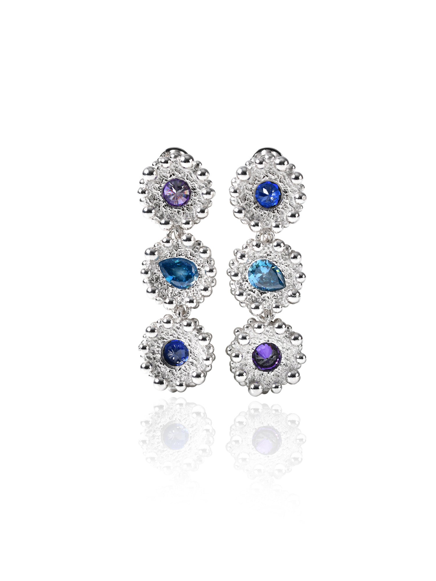 PRINCESS EARRINGS GRAND 3 TIER|NOCT