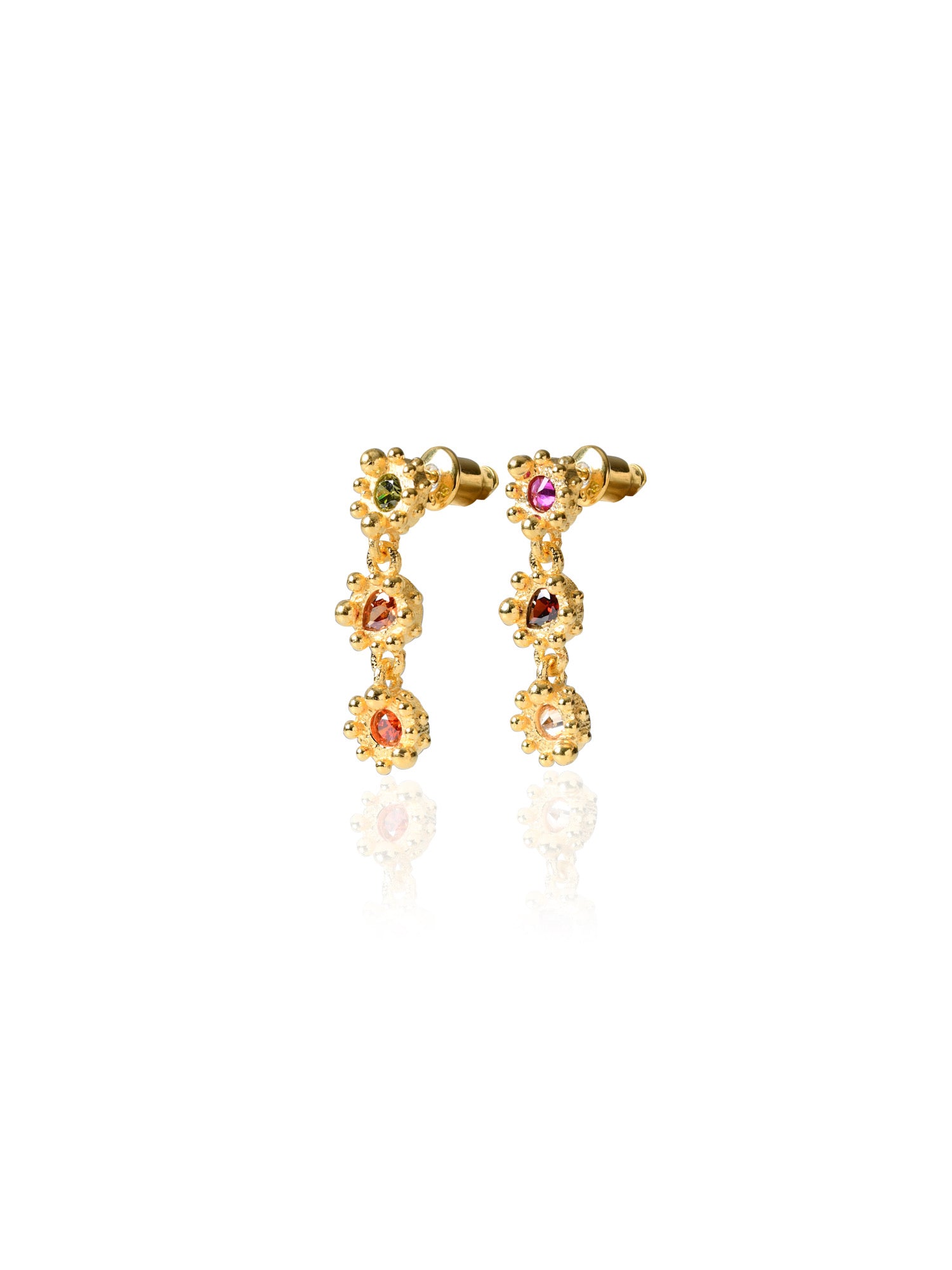 PRINCESS EARRINGS PETITE 3 TIER|FLARE