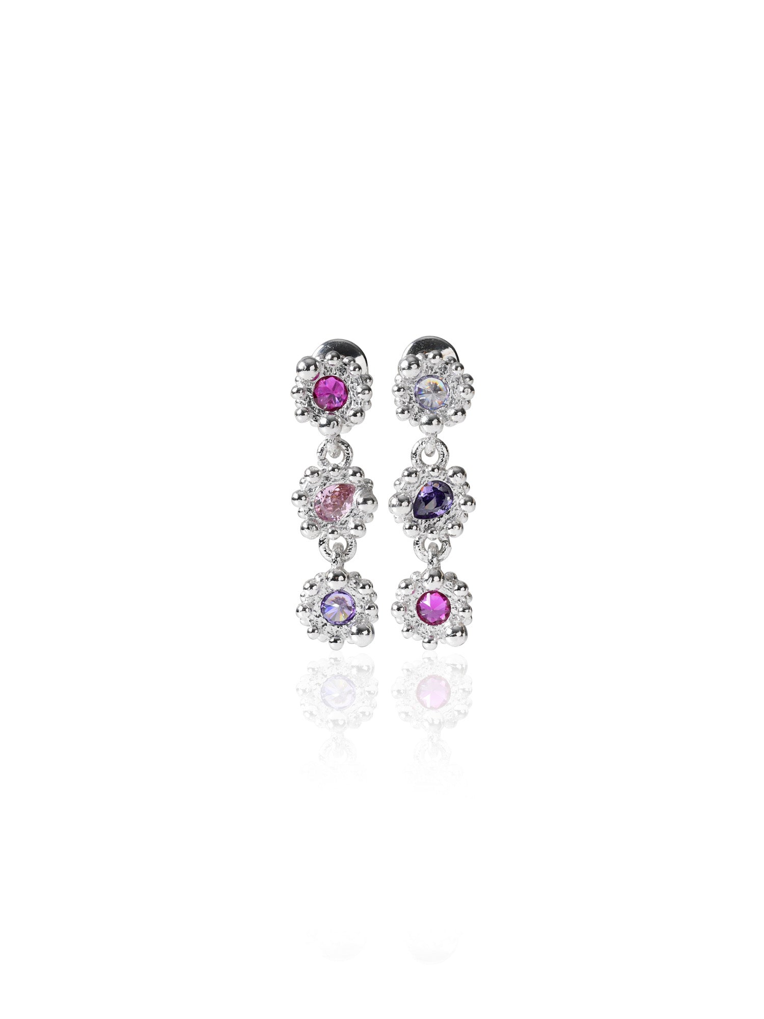 PRINCESS EARRINGS PETITE 3 TIER|NOCT