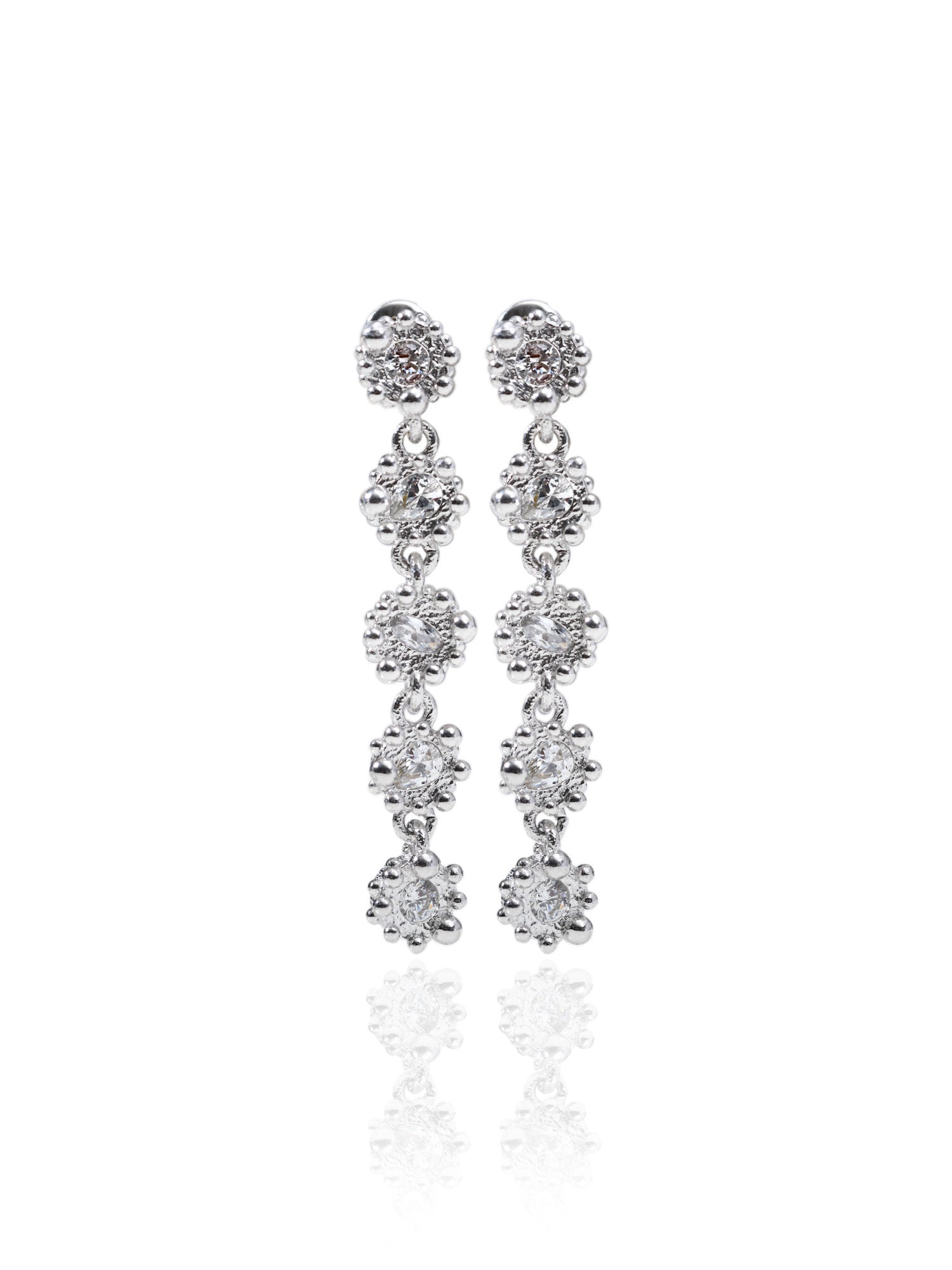 PRINCESS EARRINGS PETITE 5 TIER|HALO