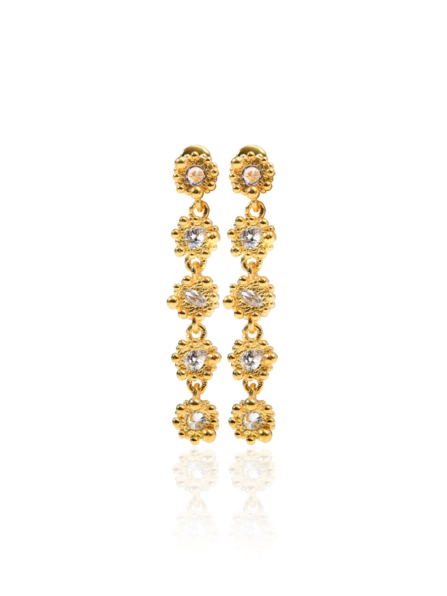 PRINCESS EARRINGS PETITE 5 TIER|SOL