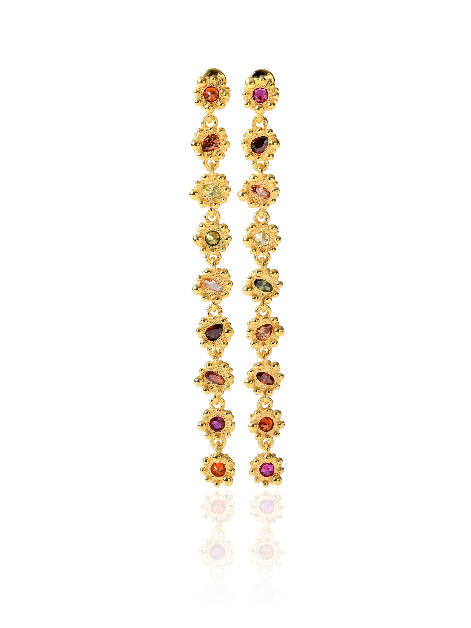 PRINCESS EARRINGS PETITE 9 TIER|FLARE