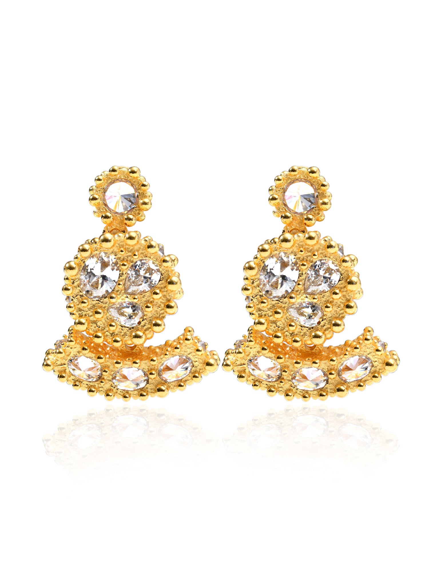 THRONE EARRINGS GRAND | SOL