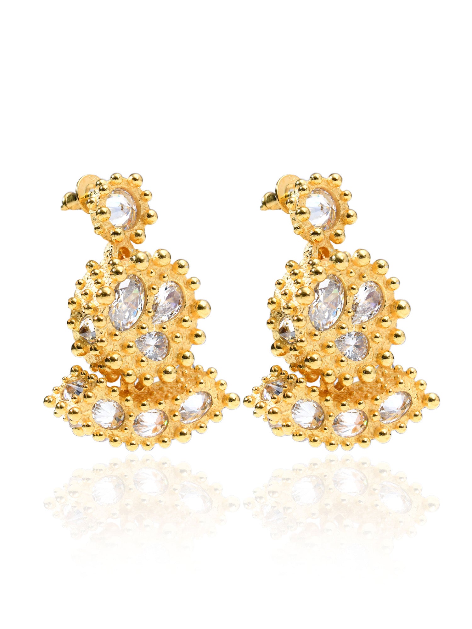 THRONE EARRINGS GRAND | SOL
